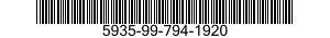 5935-99-794-1920 BACKSHELL,ELECTRICAL CONNECTOR 5935997941920 997941920