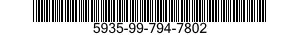 5935-99-794-7802 CONNECTOR,RECEPTACLE,ELECTRICAL 5935997947802 997947802