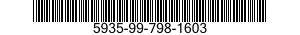 5935-99-798-1603 CONNECTOR,PLUG,ELECTRICAL 5935997981603 997981603