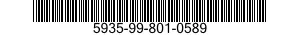 5935-99-801-0589 CONNECTOR,FIXED,ELE 5935998010589 998010589