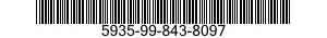5935-99-843-8097 CONNECTOR,RECEPTACLE,ELECTRICAL 5935998438097 998438097