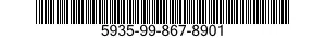 5935-99-867-8901 CONNECTOR,RECEPTACLE,ELECTRICAL 5935998678901 998678901