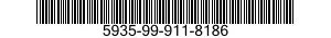 5935-99-911-8186 CONNECTOR,RECEPTACLE,ELECTRICAL 5935999118186 999118186