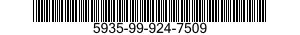5935-99-924-7509 CONNECTOR,RECEPTACLE,ELECTRICAL 5935999247509 999247509