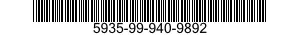 5935-99-940-9892 CONNECTOR,RECEPTACLE,ELECTRICAL 5935999409892 999409892
