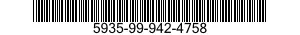 5935-99-942-4758 CLAMP,CABLE,ELECTRICAL CONNECTOR 5935999424758 999424758