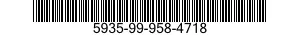 5935-99-958-4718 CONNECTOR,RECEPTACLE,ELECTRICAL 5935999584718 999584718