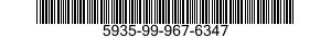 5935-99-967-6347 CONNECTOR,RECEPTACLE,ELECTRICAL 5935999676347 999676347