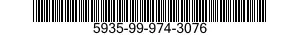 5935-99-974-3076 CONNECTOR,PLUG,ELECTRICAL 5935999743076 999743076