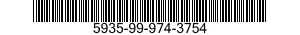 5935-99-974-3754 CONNECTOR,RECEPTACLE,ELECTRICAL 5935999743754 999743754