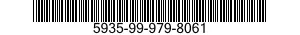 5935-99-979-8061 CONNECTOR,MODULAR PLUG,ELECTRICAL 5935999798061 999798061