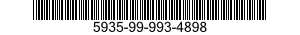 5935-99-993-4898 CONNECTOR BODY,PLUG,ELECTRICAL 5935999934898 999934898