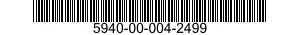 5940-00-004-2499 TERMINAL STRIP,GROUNDING 5940000042499 000042499