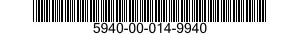 5940-00-014-9940 TERMINAL,FEEDTHRU 5940000149940 000149940