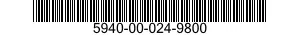 5940-00-024-9800  5940000249800 000249800