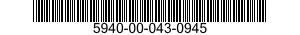5940-00-043-0945  5940000430945 000430945