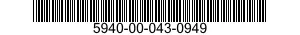 5940-00-043-0949  5940000430949 000430949