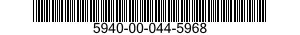 5940-00-044-5968  5940000445968 000445968