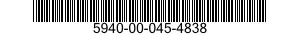5940-00-045-4838 TERMINAL,STUD 5940000454838 000454838