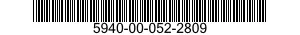 5940-00-052-2809  5940000522809 000522809