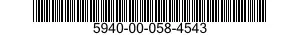 5940-00-058-4543 TERMINAL,LUG 5940000584543 000584543