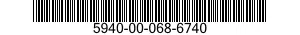 5940-00-068-6740 TERMINAL,STUD 5940000686740 000686740
