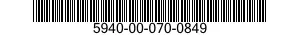5940-00-070-0849  5940000700849 000700849