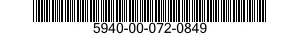 5940-00-072-0849  5940000720849 000720849
