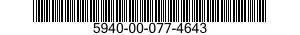 5940-00-077-4643  5940000774643 000774643