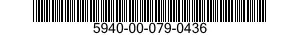 5940-00-079-0436  5940000790436 000790436