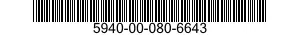 5940-00-080-6643  5940000806643 000806643