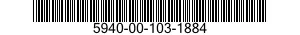 5940-00-103-1884 TERMINAL,STUD 5940001031884 001031884