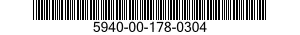 5940-00-178-0304 TERMINAL BOARD 5940001780304 001780304