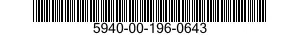 5940-00-196-0643  5940001960643 001960643