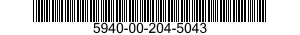 5940-00-204-5043  5940002045043 002045043