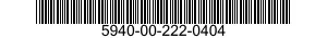 5940-00-222-0404  5940002220404 002220404
