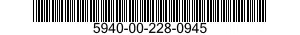 5940-00-228-0945 TERMINAL,LUG 5940002280945 002280945