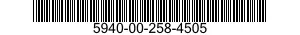 5940-00-258-4505  5940002584505 002584505