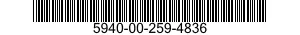 5940-00-259-4836  5940002594836 002594836
