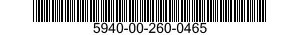 5940-00-260-0465  5940002600465 002600465