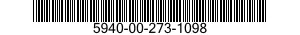 5940-00-273-1098 TERMINAL,QUICK DISCONNECT 5940002731098 002731098
