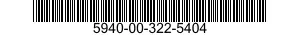 5940-00-322-5404  5940003225404 003225404