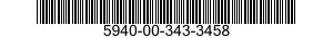 5940-00-343-3458  5940003433458 003433458