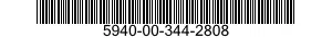 5940-00-344-2808  5940003442808 003442808