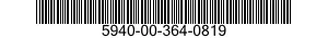 5940-00-364-0819  5940003640819 003640819