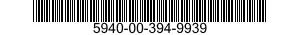 5940-00-394-9939 TERMINAL,FEEDTHRU 5940003949939 003949939