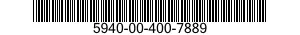 5940-00-400-7889 TERMINAL,FEEDTHRU 5940004007889 004007889
