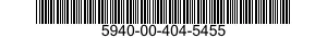 5940-00-404-5455 TERMINAL,ELECT 5940004045455 004045455