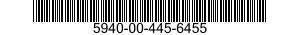 5940-00-445-6455 TERMINAL,QUICK DISCONNECT 5940004456455 004456455