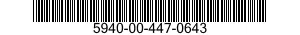 5940-00-447-0643  5940004470643 004470643